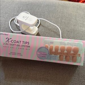 X-Coat Tips 2 in 1 Soft Gel System - Pink and White